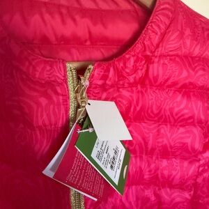 Lilly Pulitzer Pink Quilted Jacket
